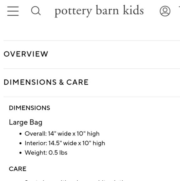 Pottery Barn kids shark wet bag new without tag large size - Picture 4 of 4